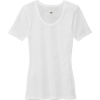 Custom District Womens V.I.T. Rib Scoop Neck Tee White
