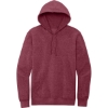 Custom District V.I.T. Fleece Hoodie Heathered Cardinal Red