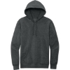 Custom District V.I.T. Fleece Hoodie Heathered Charcoal Gray Front
