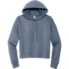 Custom District Womens V.I.T. Fleece Hoodie Flint Blue Heather