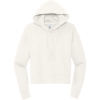 Custom District Womens V.I.T. Fleece Hoodie Gardenia Beige