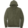 Custom District V.I.T. Fleece Full-Zip Hoodie Heathered Olive