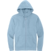 Custom District V.I.T. Fleece Full-Zip Hoodie Ice Blue