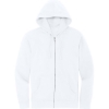 Custom District V.I.T. Fleece Full-Zip Hoodie White