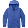Custom District Youth V.I.T. Fleece Full-Zip Hoodie Royal Frost Blue
