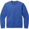 Custom District Youth V.I.T. Fleece Crew Royal Frost Blue
