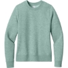 Custom District Womens V.I.T. Fleece Crew Heathered Dusty Sage Green