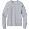 Custom District Womens V.I.T. Fleece Crew Light Heather Gray