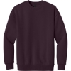 Custom District V.I.T. Heavyweight Fleece Crew Bordeaux Red