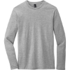 Custom District Very Important Tee Long Sleeve. Light Heather Gray