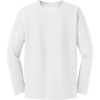 Custom District Very Important Tee Long Sleeve. White