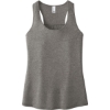 Custom District Womens V.I.T. Racerback Tank Grey Frost