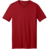 Custom District Very Important Tee V-Neck. Classic Red