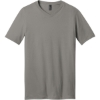 Custom District Very Important Tee V-Neck. Grey