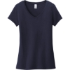Custom District Womens Very Important Tee V-Neck. New Navy Blue
