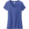 Custom District Womens Very Important Tee V-Neck. Royal Frost
