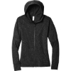 Custom District Womens Medal Full-Zip Hoodie. Black