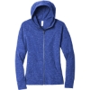 Custom District Womens Medal Full-Zip Hoodie. Deep Royal Blue