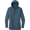 Custom District Womens Featherweight French Terry Hoodie Washed Indigo Blue