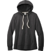 Custom District Womens Re-Fleece Hoodie Charcoal Gray Heather