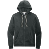 Custom District Re-Fleece Full-Zip Hoodie Charcoal Heather Gray