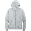 Custom District Re-Fleece Full-Zip Hoodie Lt Hthr Grey