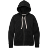 Custom District Womens Re-Fleece Full-Zip Hoodie Black