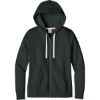 Custom District Womens Re-Fleece Full-Zip Hoodie Charcoal Heather Gray