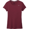 Custom Nike Womens Team rLegend Tee Deep Maroon Red