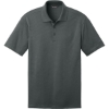 Custom Eddie Bauer Performance Polo. Grey Steel