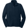 Custom Eddie Bauer Full-Zip Microfleece Jacket. Navy Blue