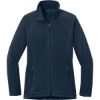 Custom Eddie Bauer Womens Full-Zip Microfleece Jacket. Navy Blue