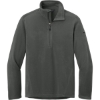 Custom Eddie Bauer 1/2-Zip Microfleece Jacket. Grey Steel