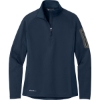 Custom Eddie Bauer Womens 1/2-Zip Performance Fleece. River Blue