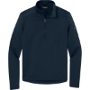 Custom Eddie Bauer Smooth Mid Layer Fleece 1/2-Zip River Blue Navy