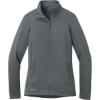 Custom Eddie Bauer Womens Highpoint Fleece Jacket. Metal Grey