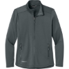 Custom Eddie Bauer Womens Smooth Mid Layer Fleece Full-Zip Iron Gate Gray