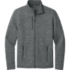 Custom Eddie Bauer Sweater Fleece Full-Zip. Dark Grey Hthr