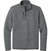 Custom Eddie Bauer Sweater Fleece 1/4-Zip. Dark Grey Hthr