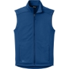 Custom Eddie Bauer Smooth Mid Layer Fleece Vest Cobalt Blue