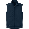 Custom Eddie Bauer Smooth Mid Layer Fleece Vest River Blue Navy