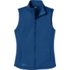 Custom Eddie Bauer Womens Smooth Mid Layer Fleece Vest Cobalt Blue