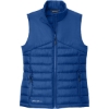 Custom Eddie Bauer Womens Quilted Vest Cobalt Blue
