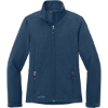 Custom Eddie Bauer Womens Shaded Crosshatch Soft Shell Jacket. Blue