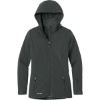 Custom Eddie Bauer Womens Hooded Soft Shell Parka. Grey Steel