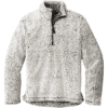 Custom Port Authority Cozy 1/4-Zip Fleece Grey Hthr