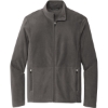 Custom Port Authority Accord Microfleece Jacket Pewter Gray