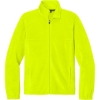 Custom Port Authority Plush Fleece Full-Zip Jacket Safety Yellow