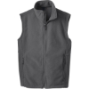 Custom Port Authority Value Fleece Vest. Iron Grey