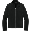 Custom Port Authority Microfleece Jacket. Black